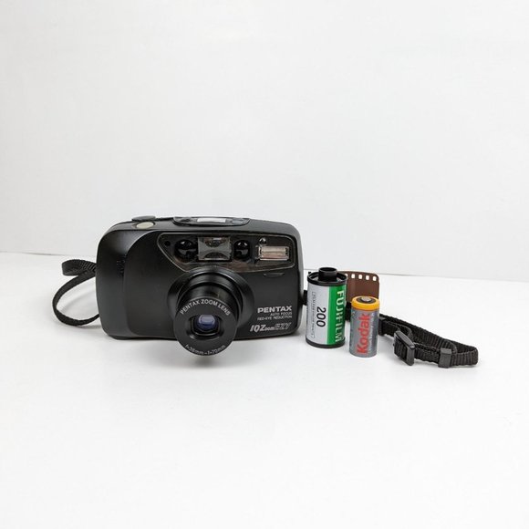 Pentax Other - Pentax IQZoomEZY Film Camera with Battery and 35mm Film